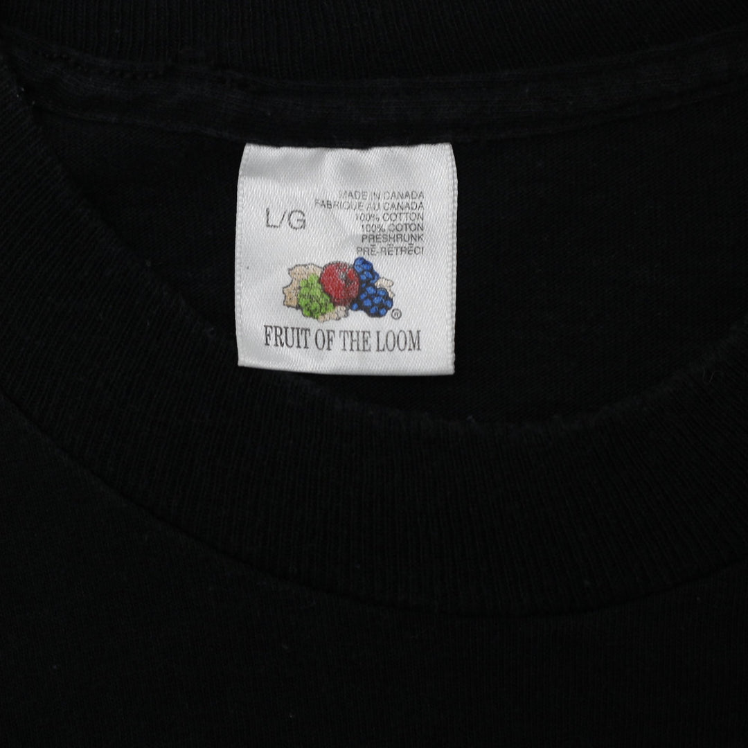 Vintage Fruit of the Loom T-Shirt Black New York Yankees Graphic Single Stitch L | Migration_T-Shirts - Back | Fashion Rerun