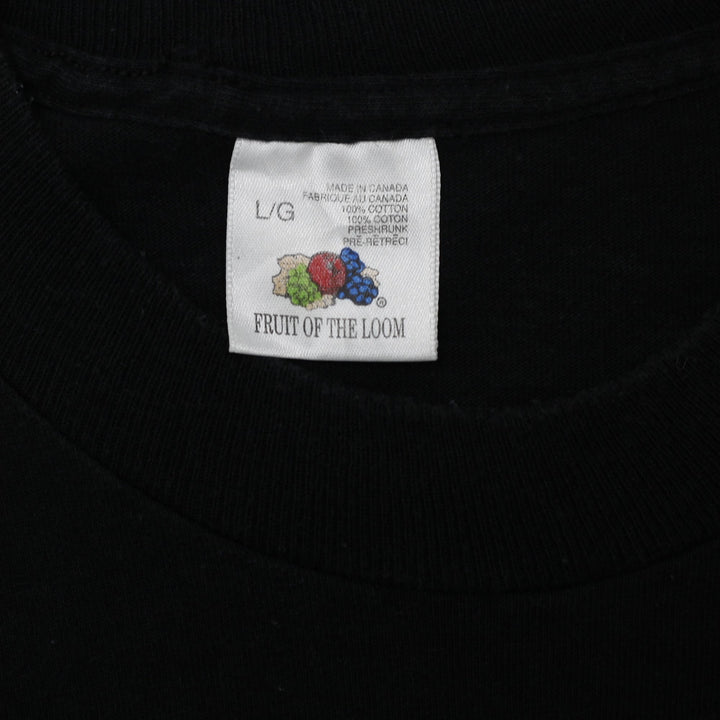 Vintage Fruit of the Loom T-Shirt Black New York Yankees Graphic Single Stitch L | Migration_T-Shirts - Back | Fashion Rerun