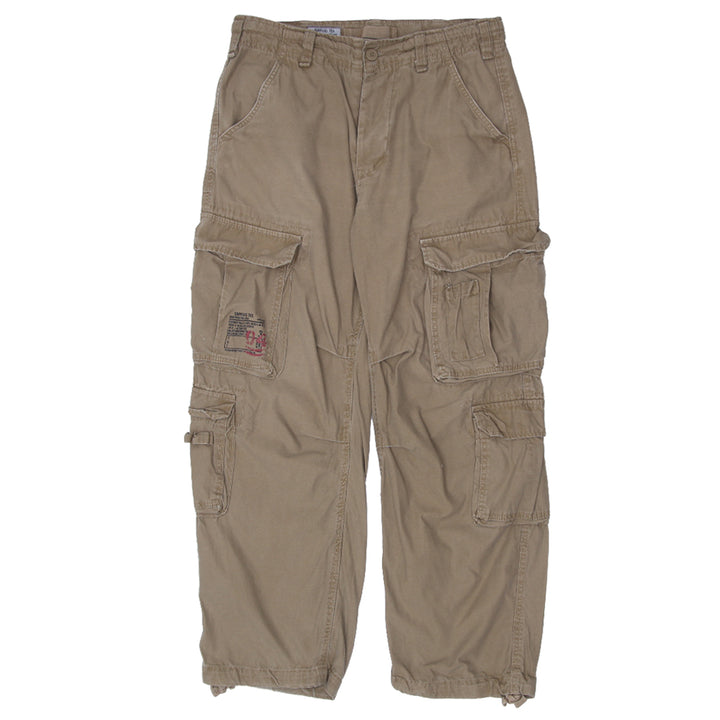 Mens Brown Cargo Pants - Fashion Rerun Vintage Migration_Pants