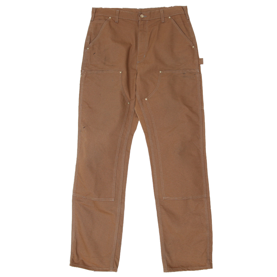 Shop Mens Carhartt B01-BRN Loose Original Fit Double Knee