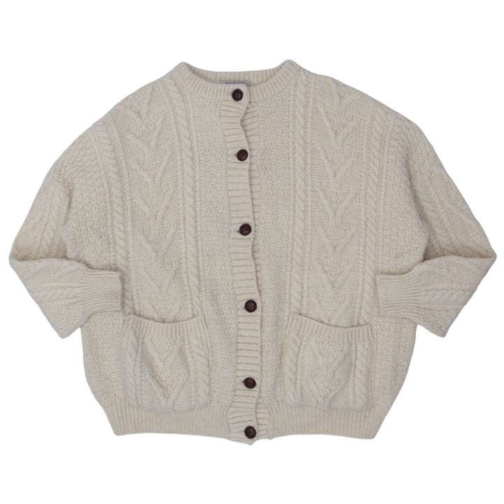 Vintage Craft & Woollens 100 % Pure Wool Sweater Cardigan Ladies