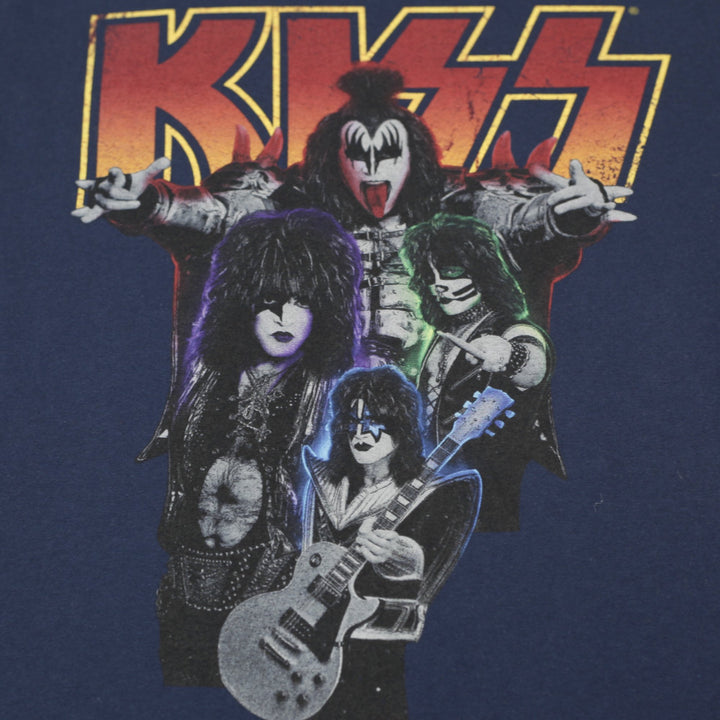 Mens KISS Graphic Music Tee Band T-Shirt Size M