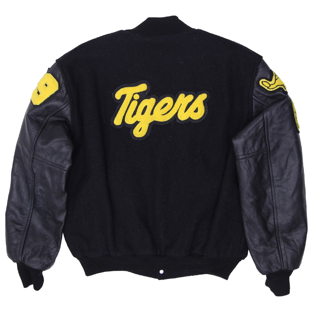 Vintage JBS Apparel Letter H Leather Sleeve Varsity Jacket