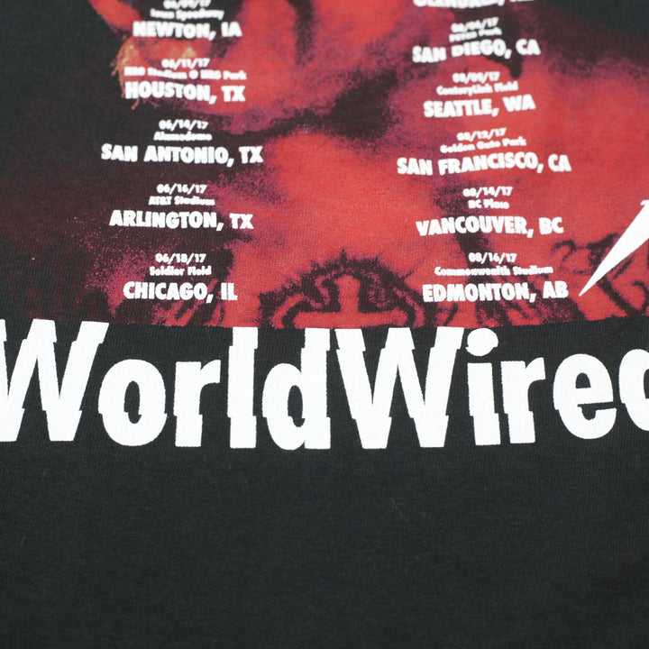 Mens Metallica WorldWired Tour Graphic Band T-Shirt Size M