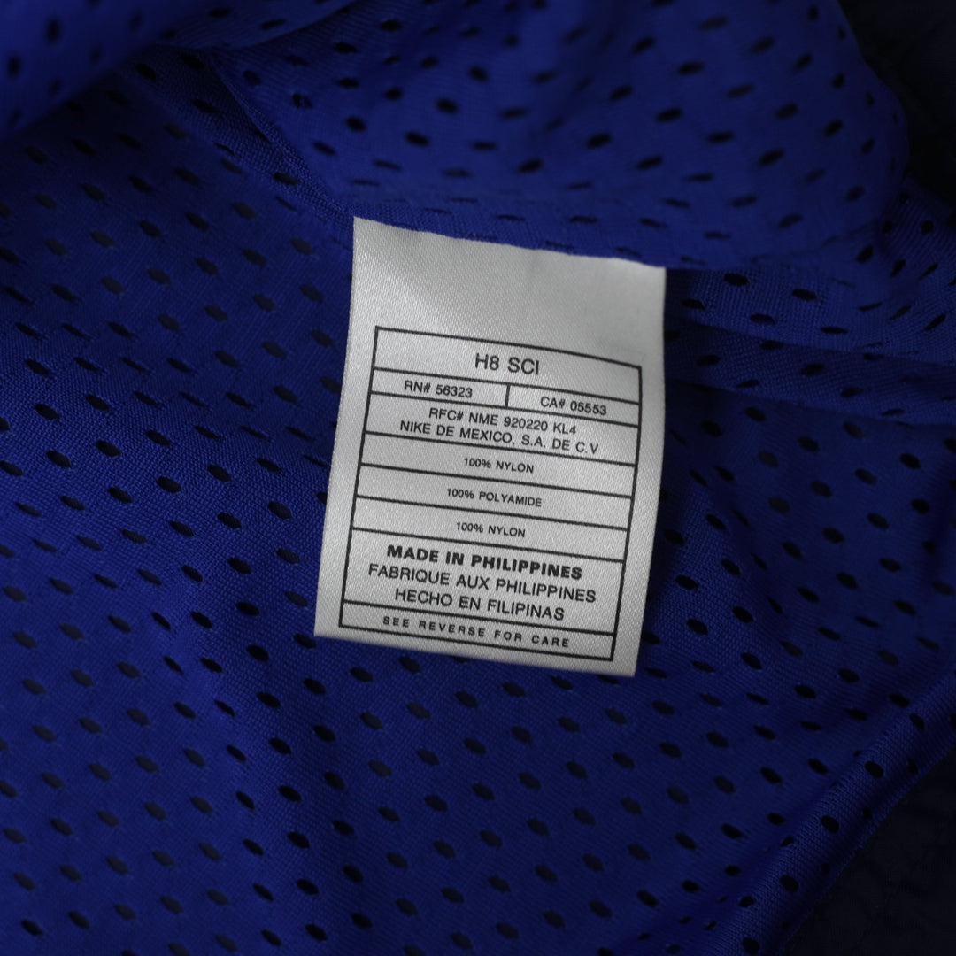 Vintage Youth Boys Nike Windbreaker Jacket Blue Yellow Piping Sportswear L | Migration_Jackets - Detail View | Fashion Rerun