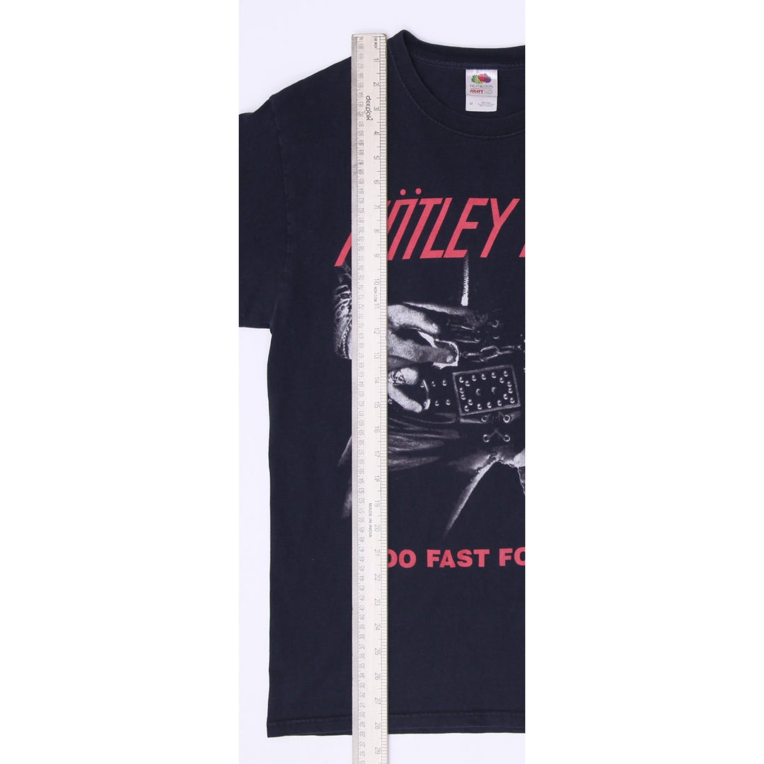 Mens Mötley Crüe Too Fast For Love Band T-Shirt Size M