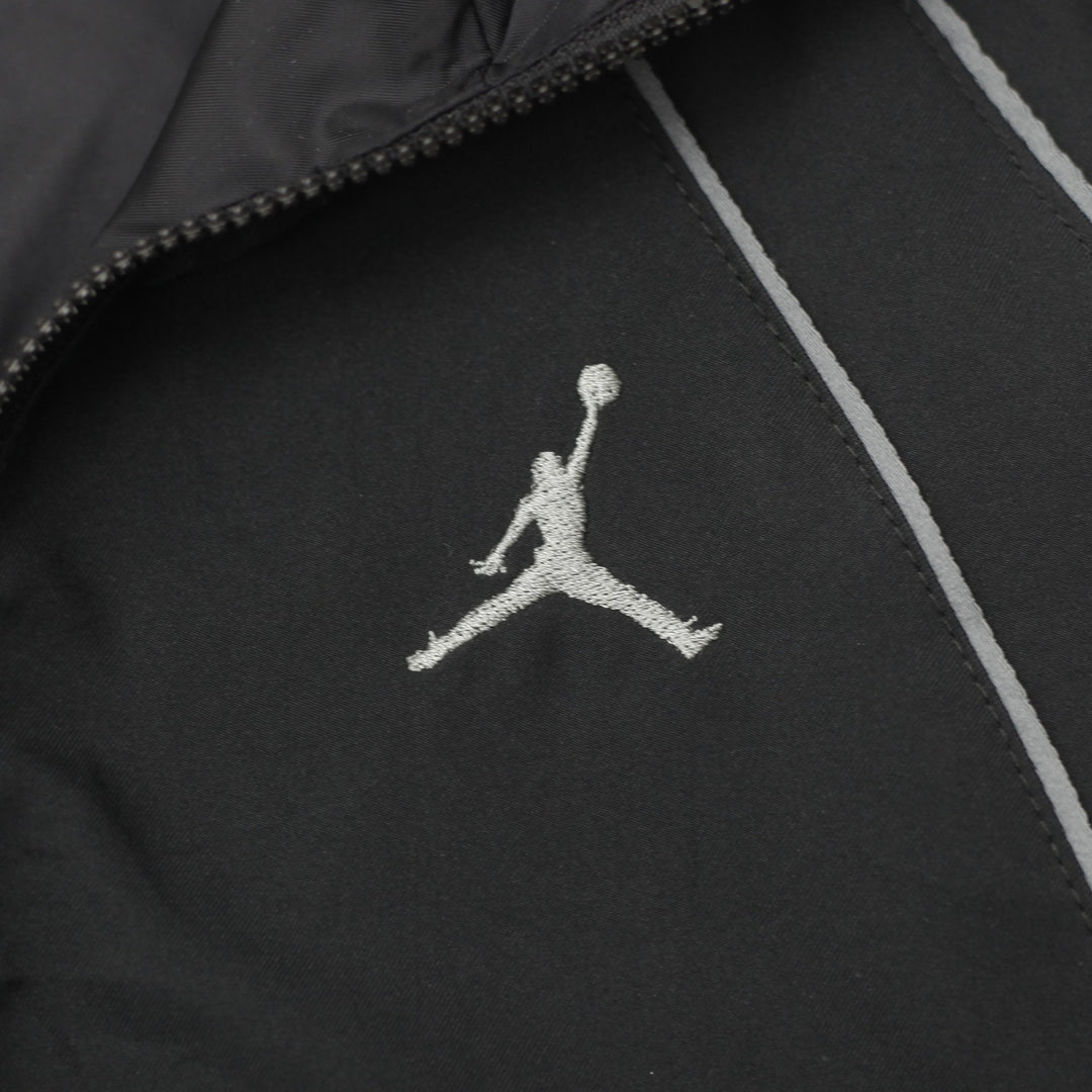 Ladies Jordan Windbreaker Black Hooded Full Zip Lightweight Sportswear S