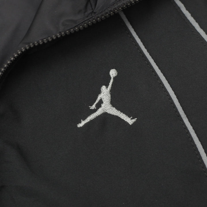 Ladies Jordan Windbreaker Black Hooded Full Zip Lightweight Sportswear S
