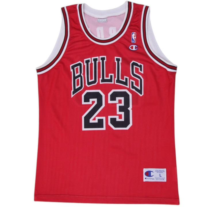 Vintage Champion USA Jordan #23 Red Basketball NBA Jersey L | Migration_Jerseys | Fashion Rerun