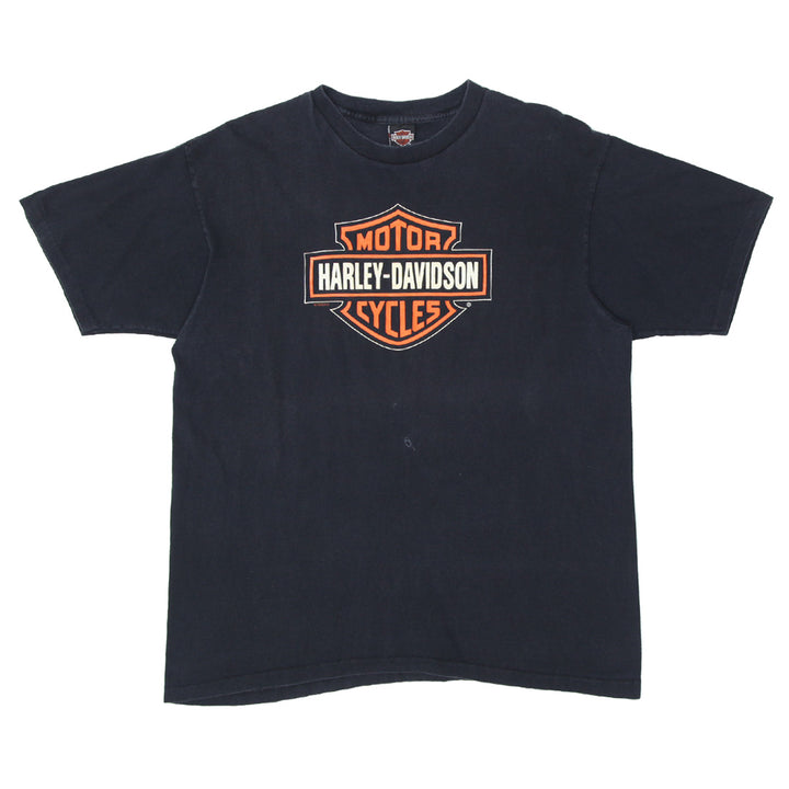 1995 Vintage Harley Davidson T-Shirt Single Stitch Made in USA Black XL