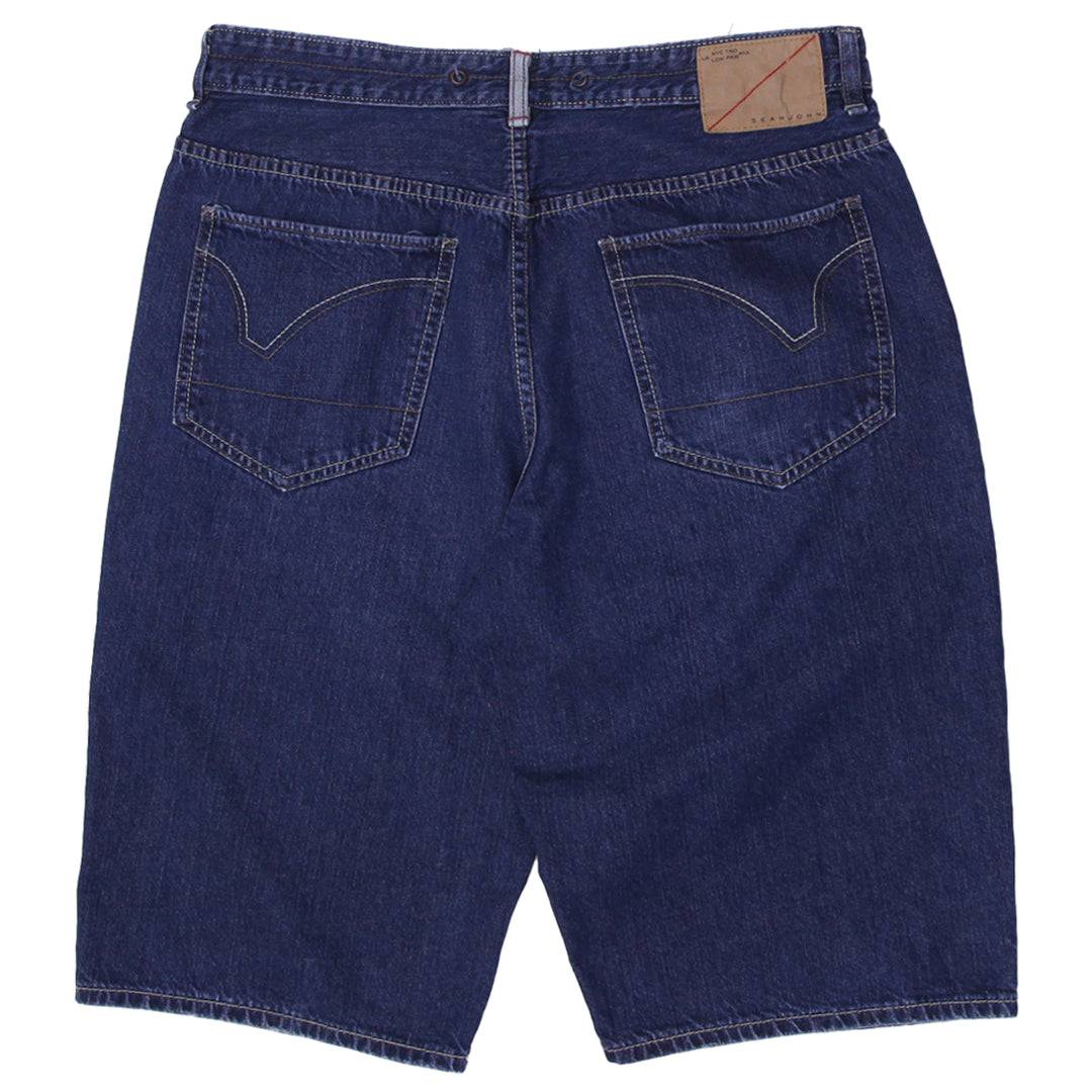Y2K Mens Sean John Denim Jorts Shorts