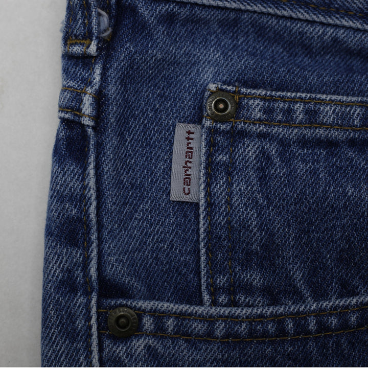 Mens Carhartt B17-DST Blue Denim Straight Fit Workwear Jeans Size 36x30 | Migration_Jeans WW Collection - Vie | Fashion Rerun