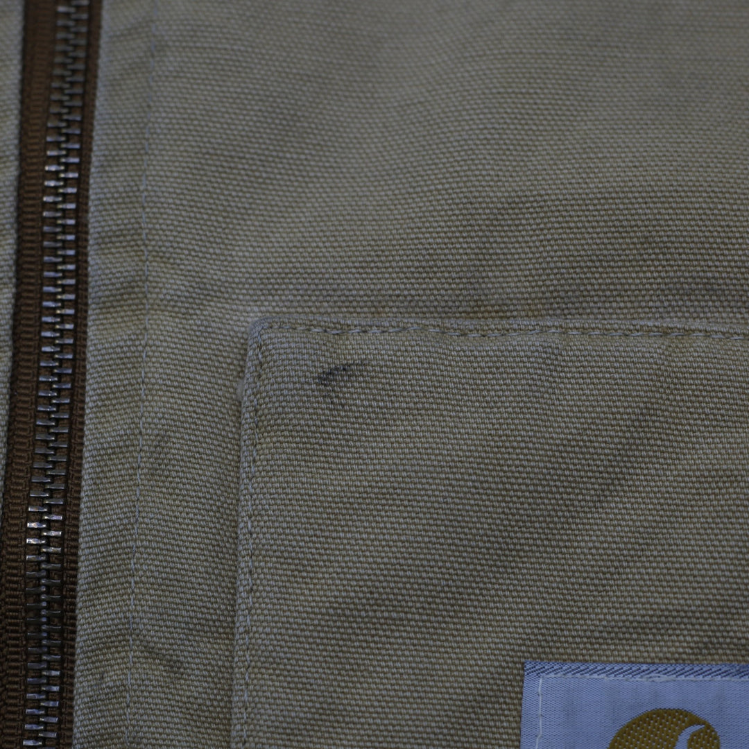 Vintage Carhartt Duck Canvas Quilted Insulated Vest Size M