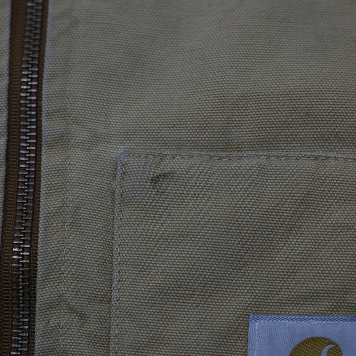 Vintage Carhartt Duck Canvas Quilted Insulated Vest Size M