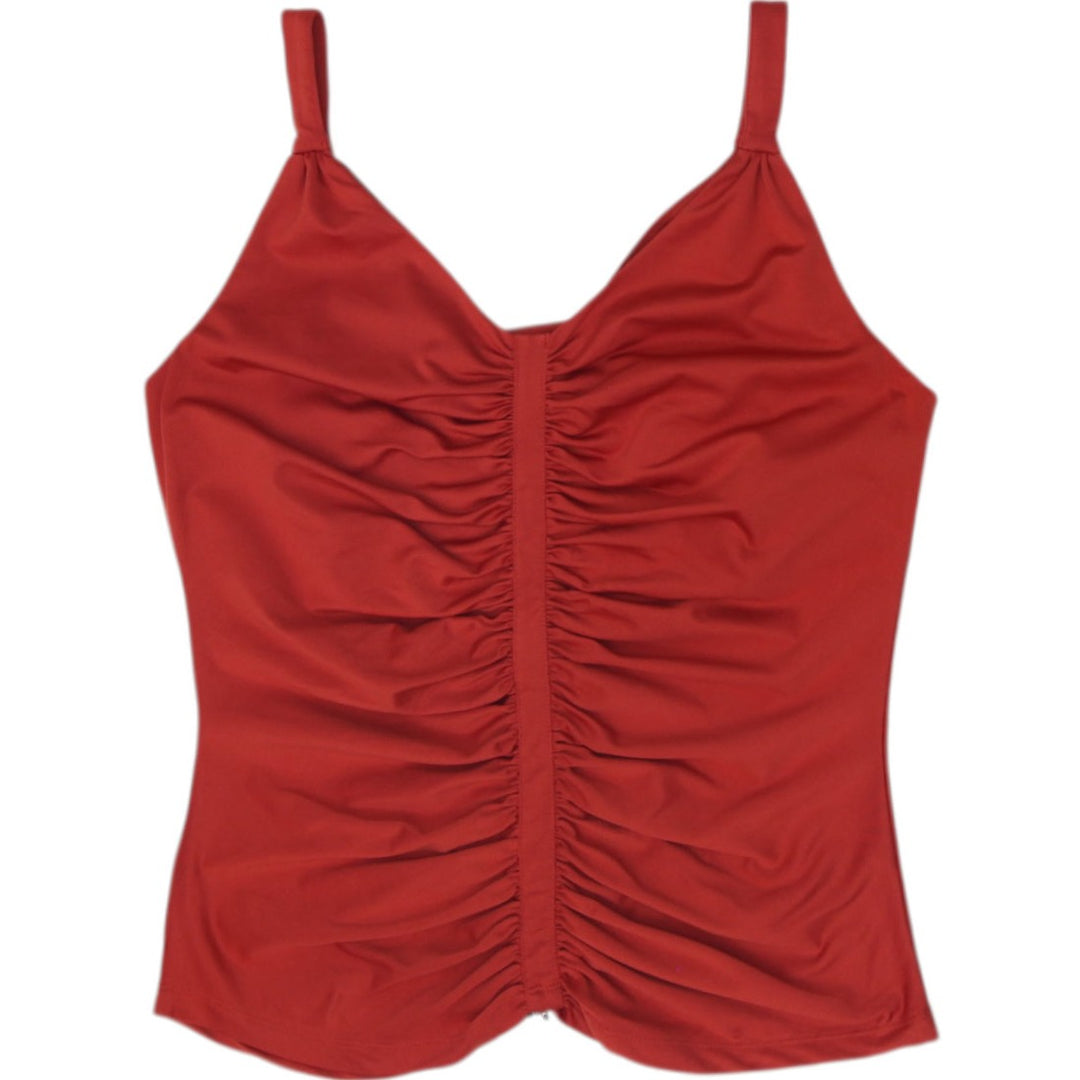 Y2K Ladies Bianca Nygård Petite Ruched Cami Top Size 10
