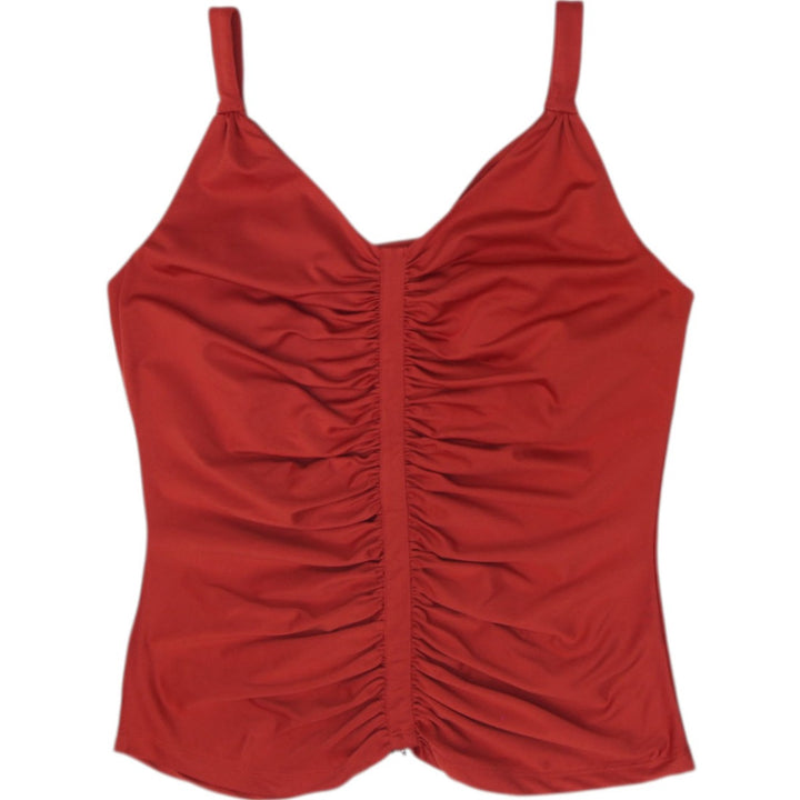Y2K Ladies Bianca Nygård Petite Ruched Cami Top Size 10