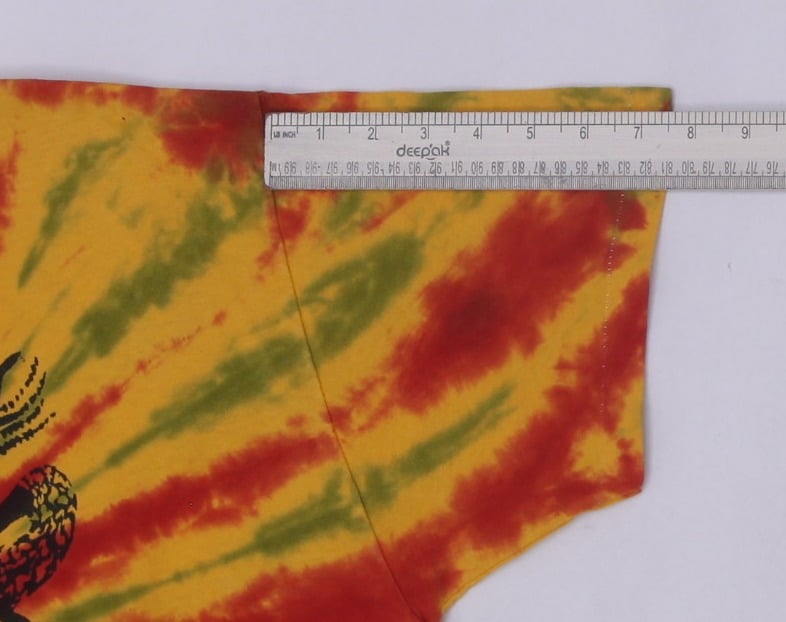 Vintage Anvil Tie-Dye Jamaican Tie Dye Drumming Print T-Shirt Made In USA XL | Migration_T-Shirts - View 14 | Fashion Rerun