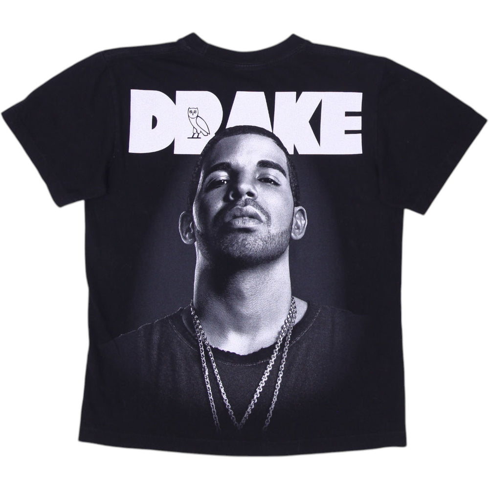 Mens Drake Vintage Style Graphic T-shirt Size L | Migration_T-Shirts - Side View | Fashion Rerun