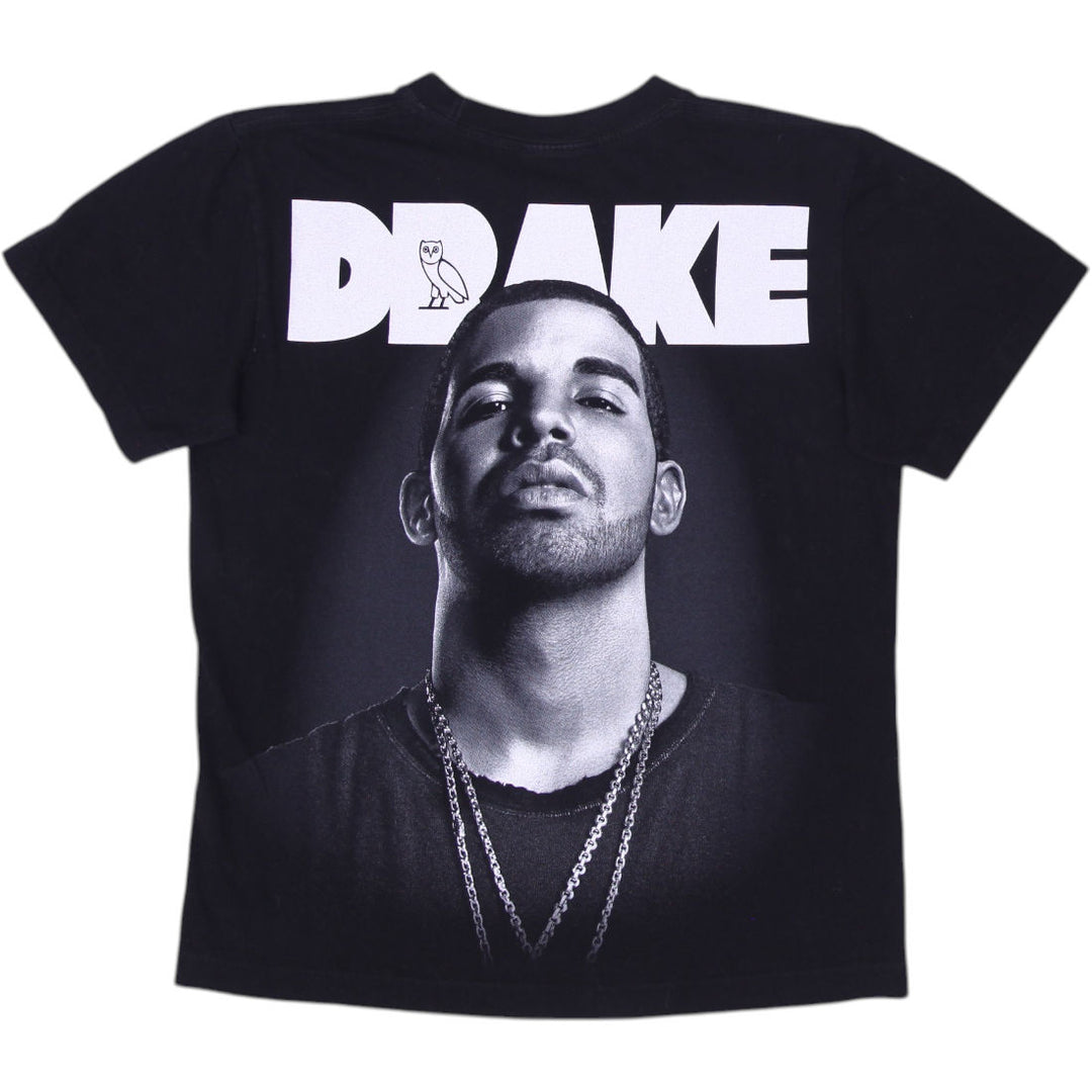 Mens Drake Vintage Style Graphic T-shirt Size L | Migration_T-Shirts - Side View | Fashion Rerun