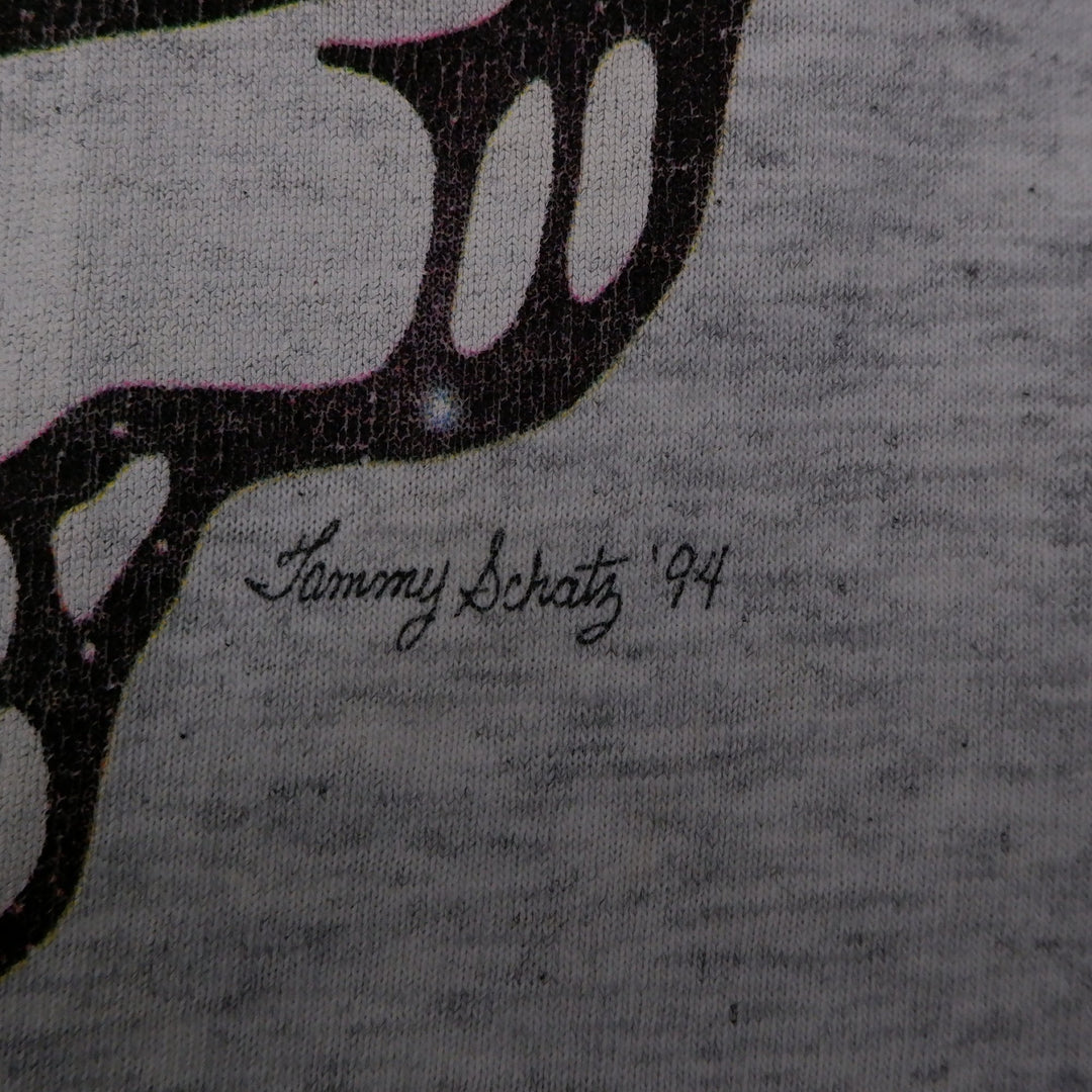 Vintage Mens Grateful Dead 1994 T-Shirt Gray Graphic Tour