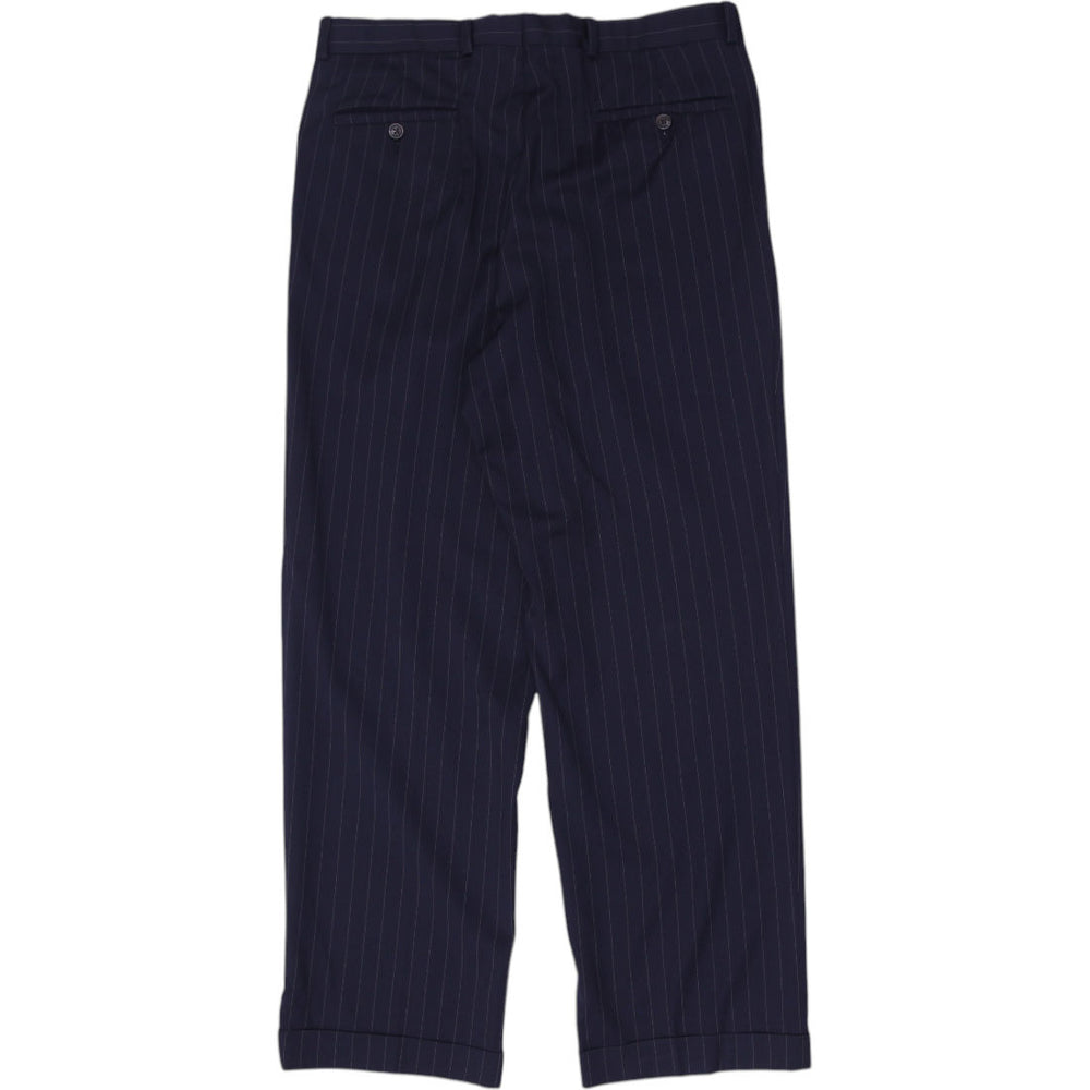 Mens Ralph Lauren Pinstripe Pants Size W32xL30 | Migration_Pants - Side View | Fashion Rerun