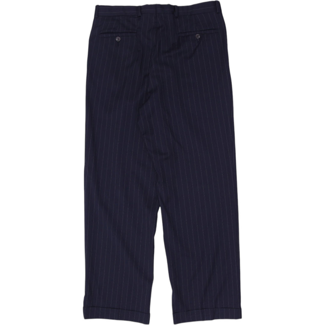 Mens Ralph Lauren Pinstripe Pants Size W32xL30 | Migration_Pants - Side View | Fashion Rerun