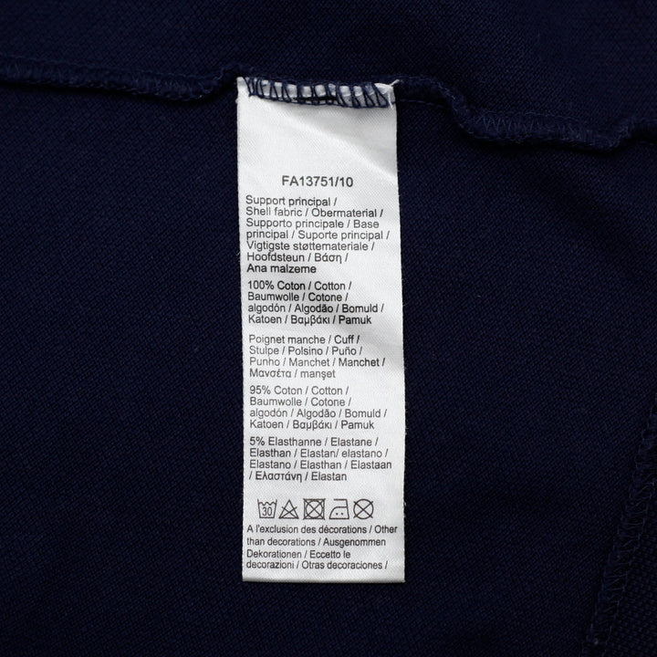 Mens Lacoste Classic Fit Long Sleeve Polo T-Shirt Navy Blue Size M