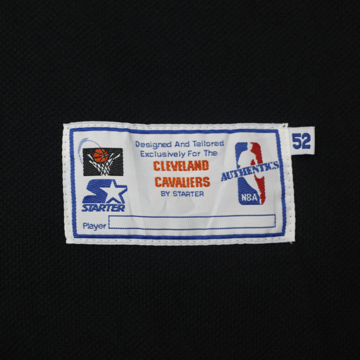 Vintage Cleveland Cavaliers Basketball S/S Shooting Shirt Black Starter Size XL | Migration_Jerseys - Detail | Fashion Rerun