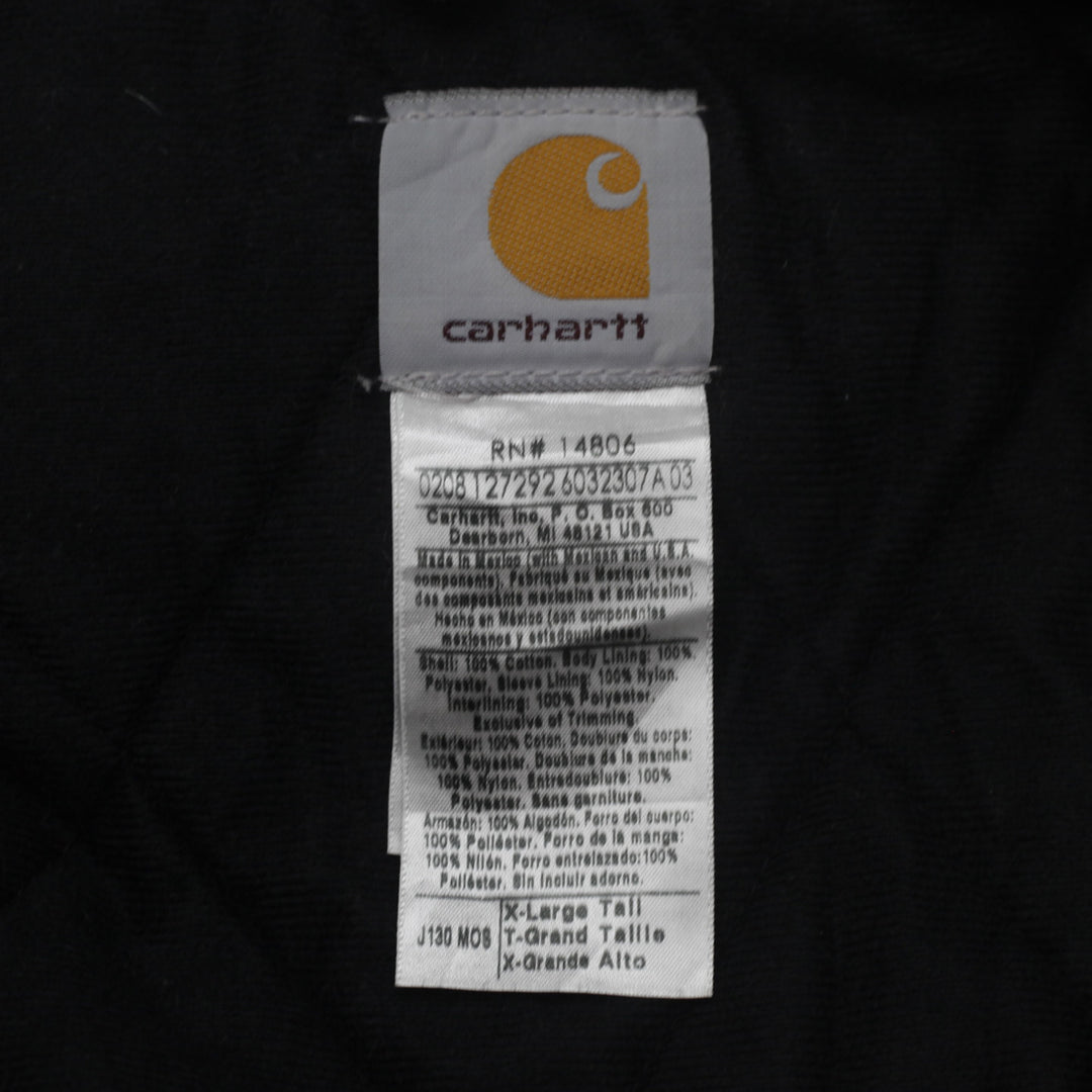 Mens Carhartt J130 MOS Quilted Lined Hooded Workwear Jacket - Fashion Rerun Vintage Migration_Jacket