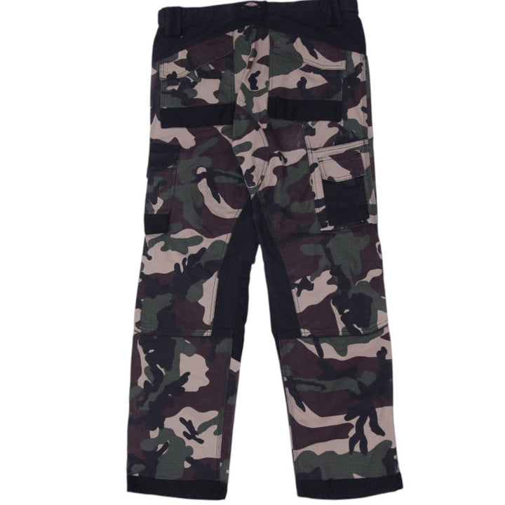 Mens Dickies Cargo Pants Camouflage Workwear Durable Pockets