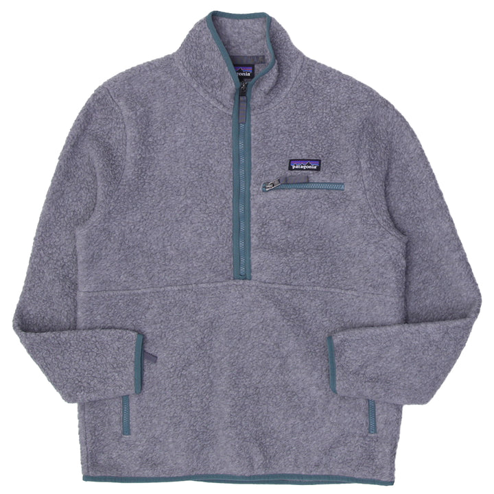 Mens Grey Fleece Quarter Zip Patagonia Jacket Anorak
