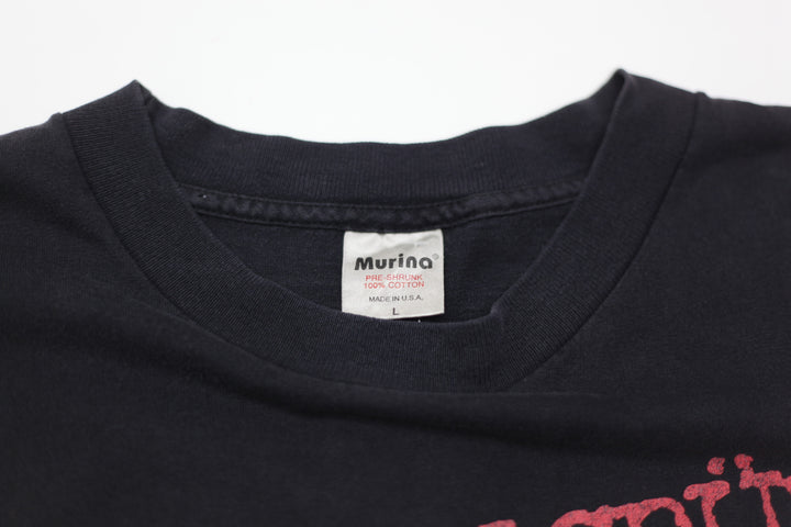 1999 Vintage Motley Crue Tour T-Shirt Made In USA Black Murina L