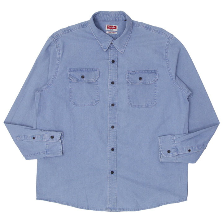 Mens Wrangler Denim Long Sleeve Shirt - Fashion Rerun Vintage Migration_Shirt