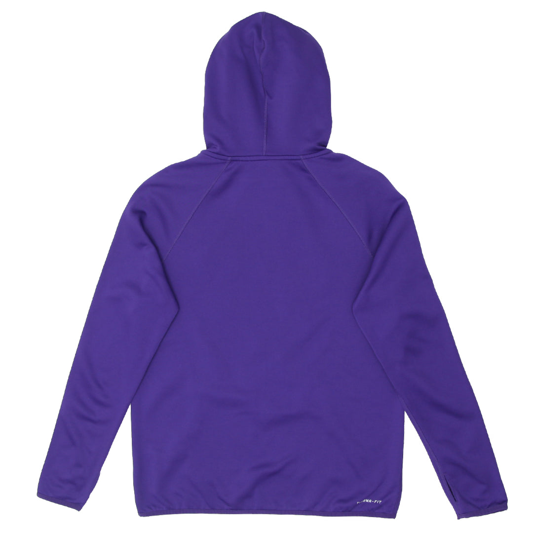 Ladies Nike Swoosh Embroidered Nike Logo Pullover Hoodie
