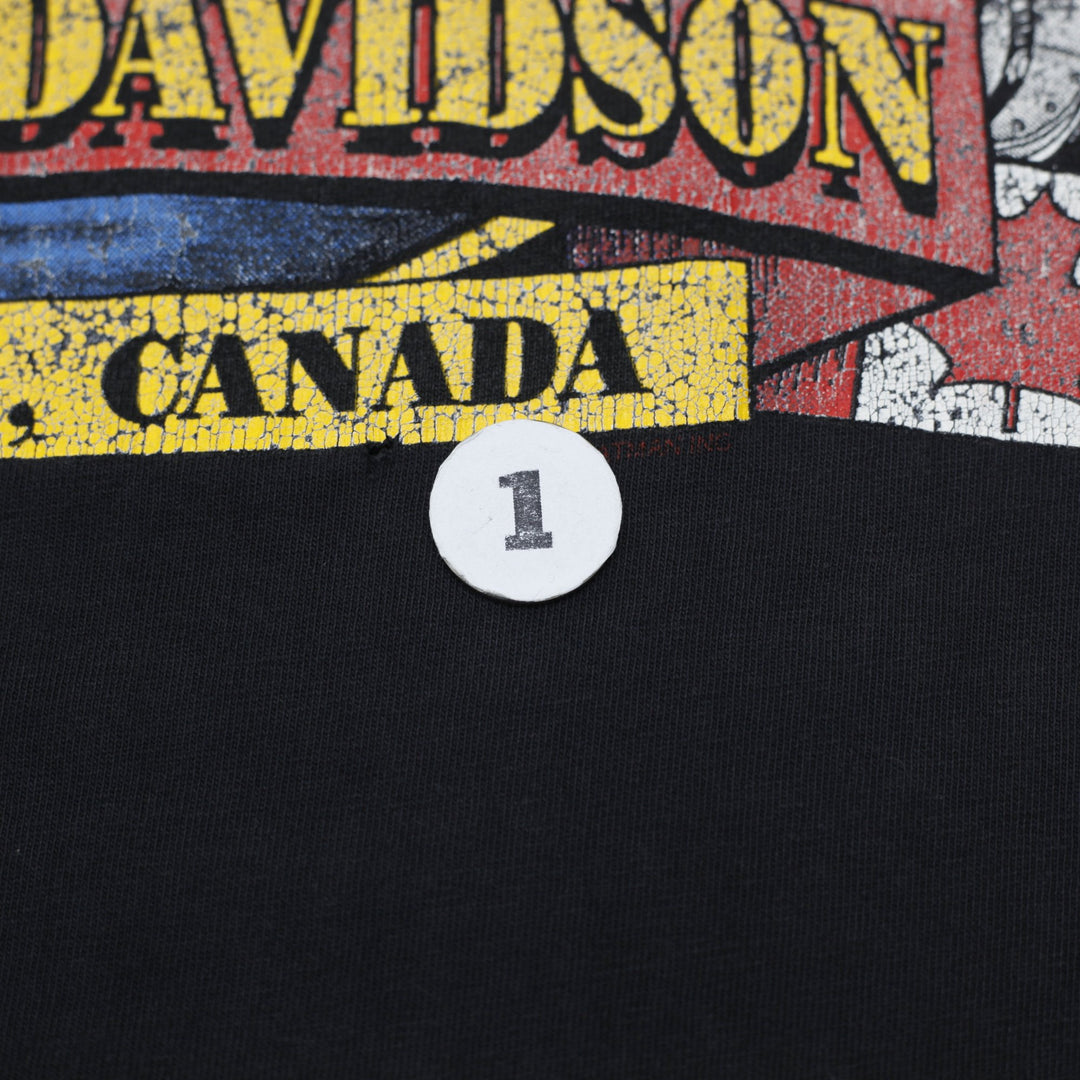 Vintage 90s Harley Davidson Large 2-sided Biker T-Shirt Made in USA Size L