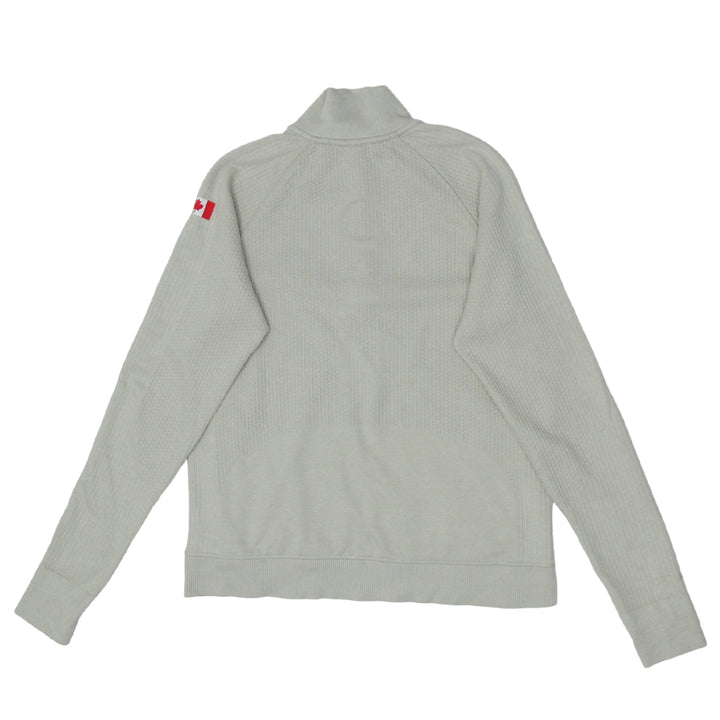 Ladies Lululemon Canada Team Quarter Zip Sweatshirt