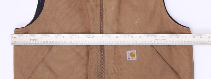 Carhartt V01 BRN Arctic Quilt-Lined Duck Workwear Utility Vest Size L | Migration_Vests - View 10 | Fashion Rerun