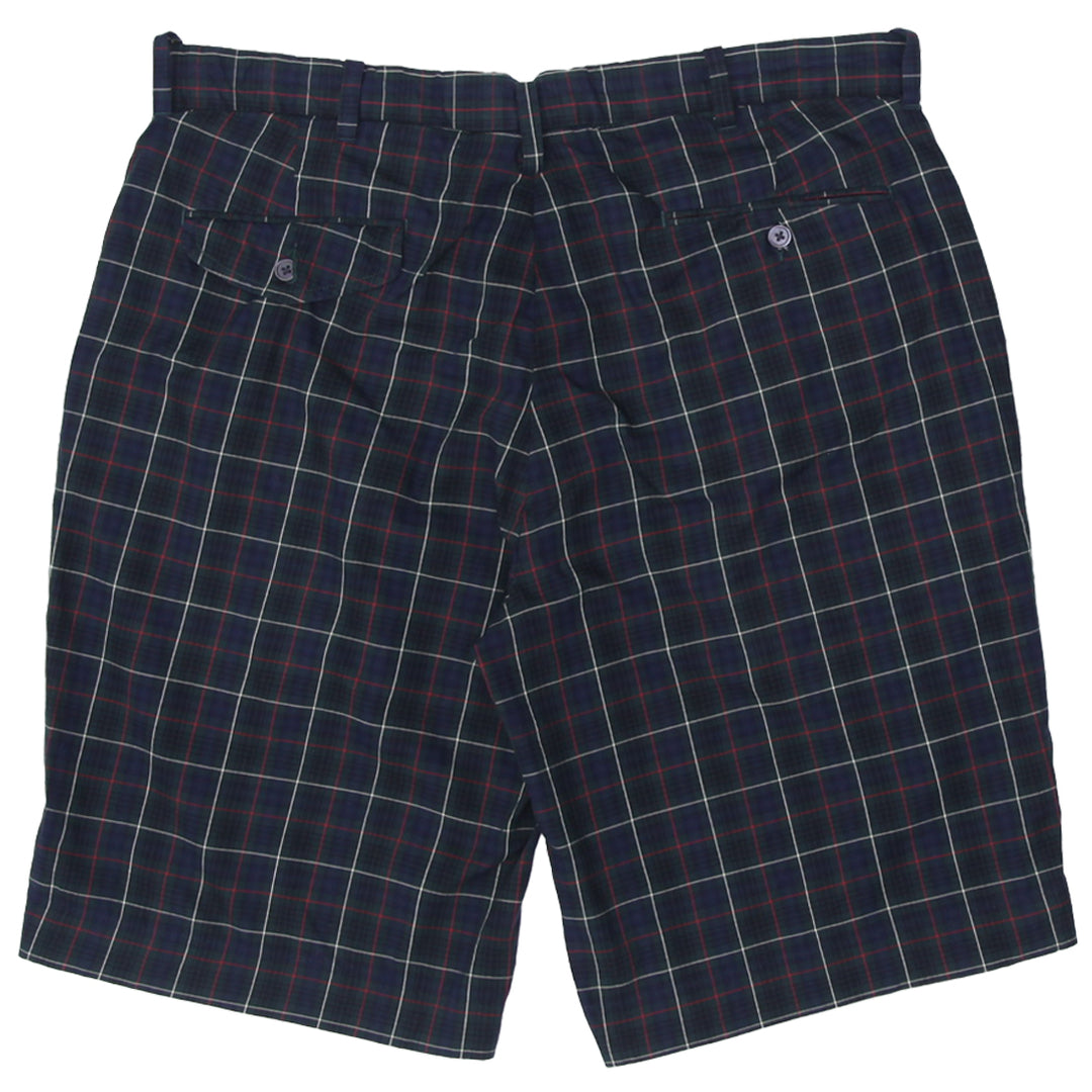 Vintage Polo Ralph Lauren Bleecker Bradburry Fit Plaid Shorts Green Tartan Check - Fashion Rerun Vintage Migration_Shorts