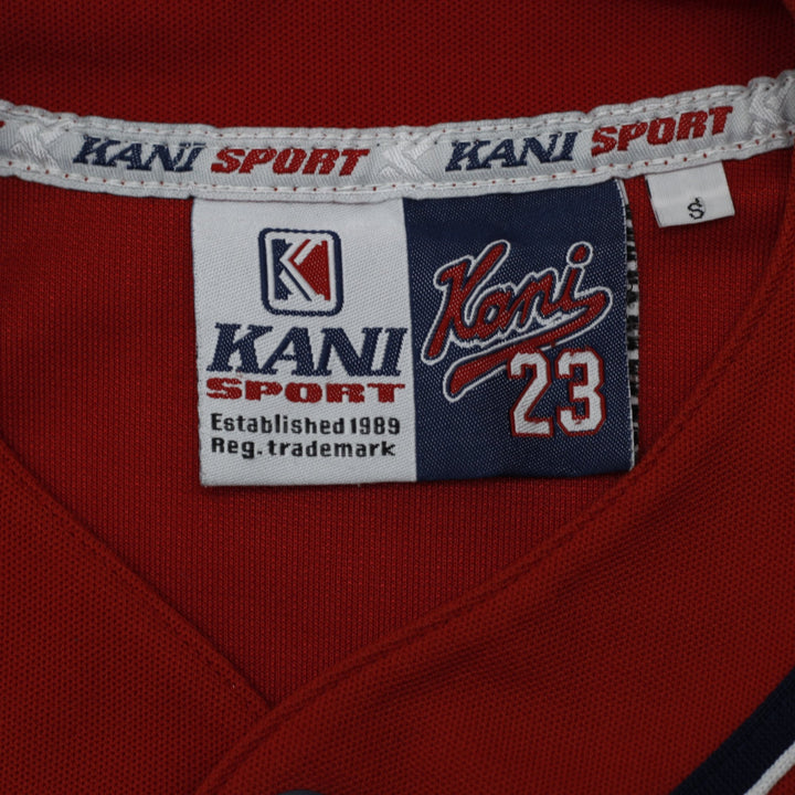 Vintage Karl Kani College Block Navy Red Baseball Jersey