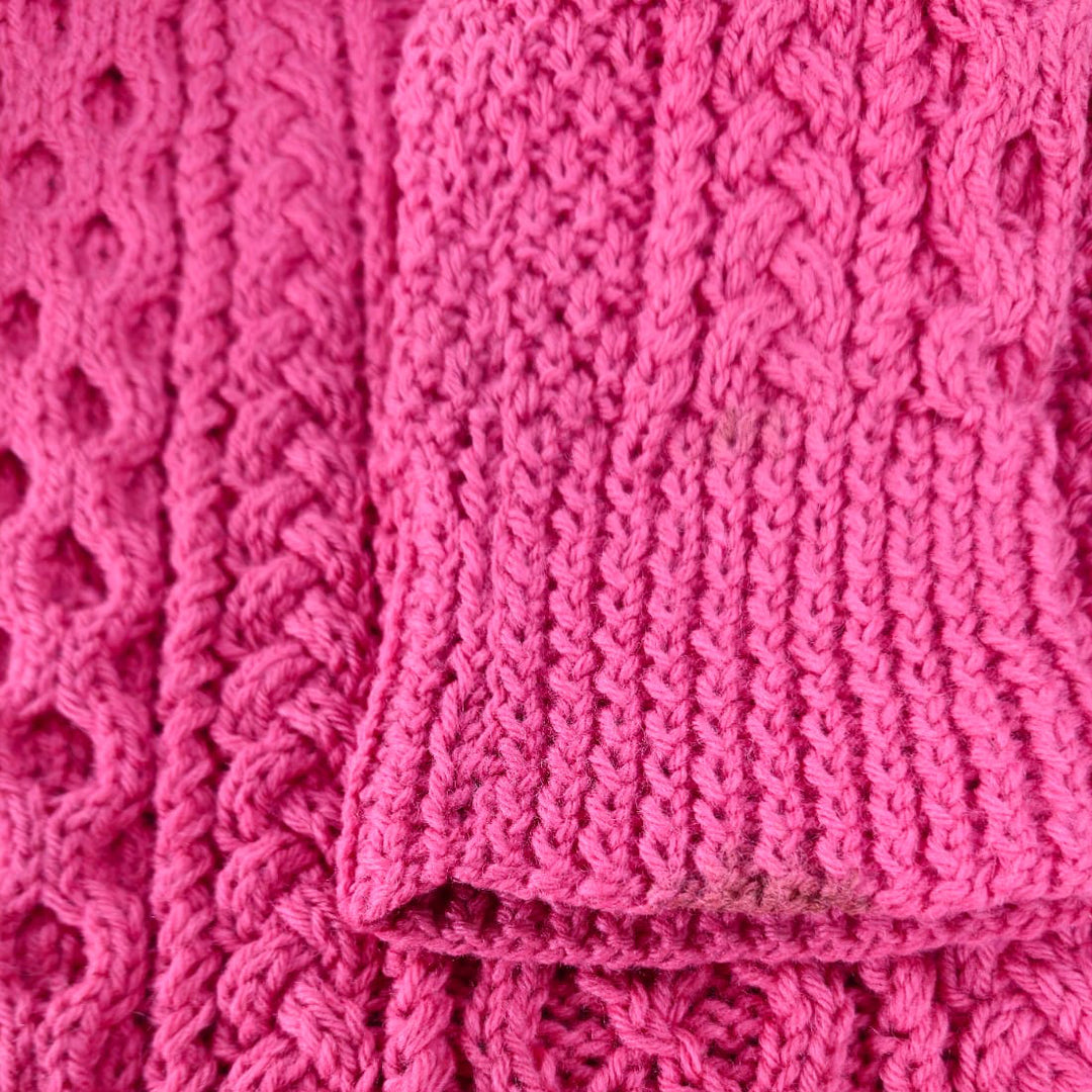 Vintage Gem Handknit Sweater Pink Ladies - Fashion Rerun Vintage Migration_Sweaters