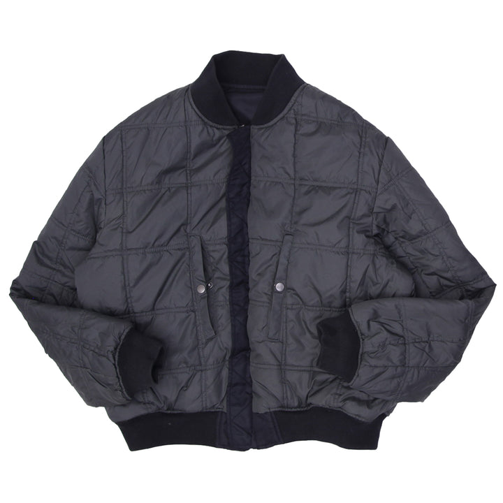 Vintage Flight Deck USA Nylon Zip Up Bomber Reversible Jacket | Migration_Jacket - Back View | Fashion Rerun