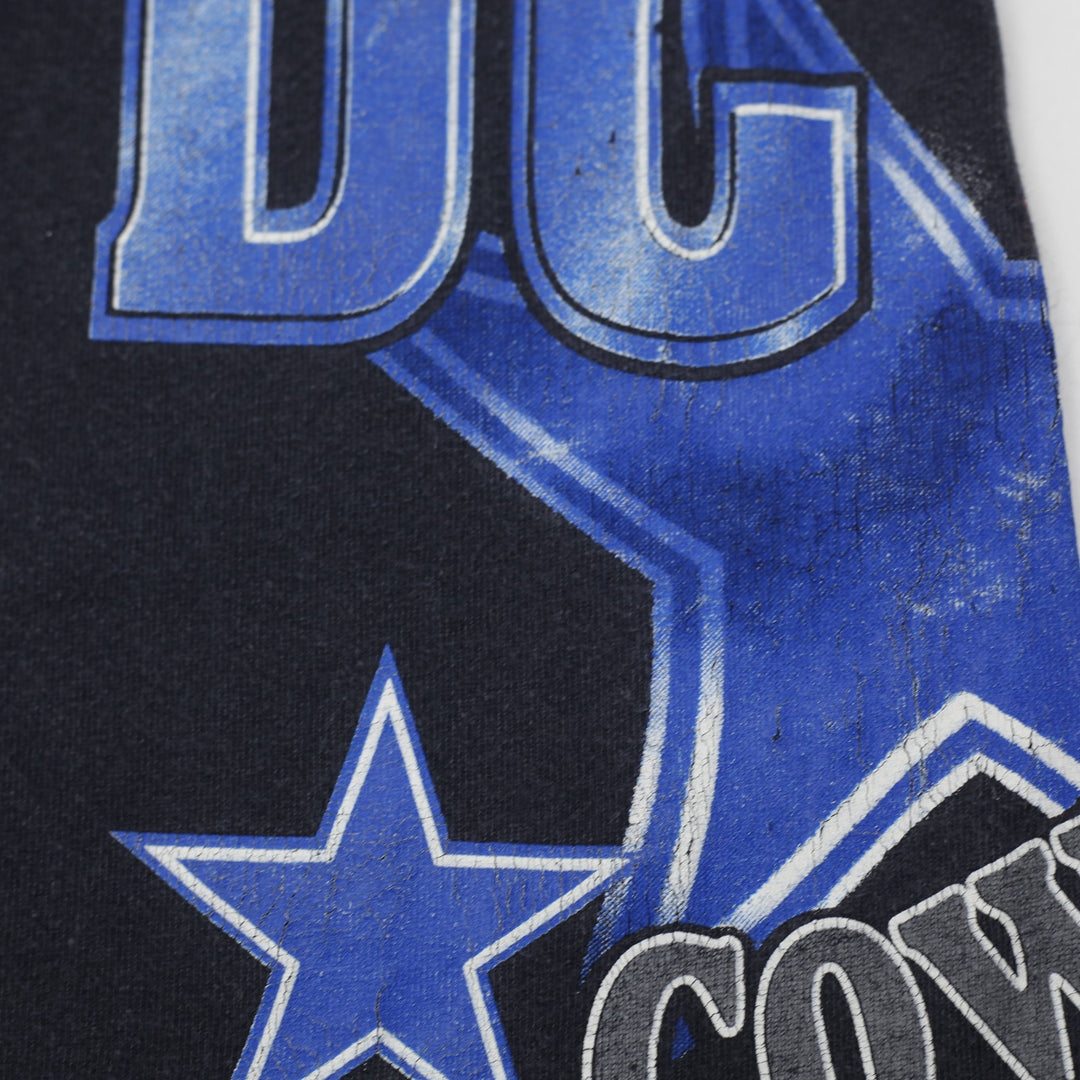 Vintage Bulletin Athletic Dallas Cowboys All Over Print T-Shirt One Size AOP