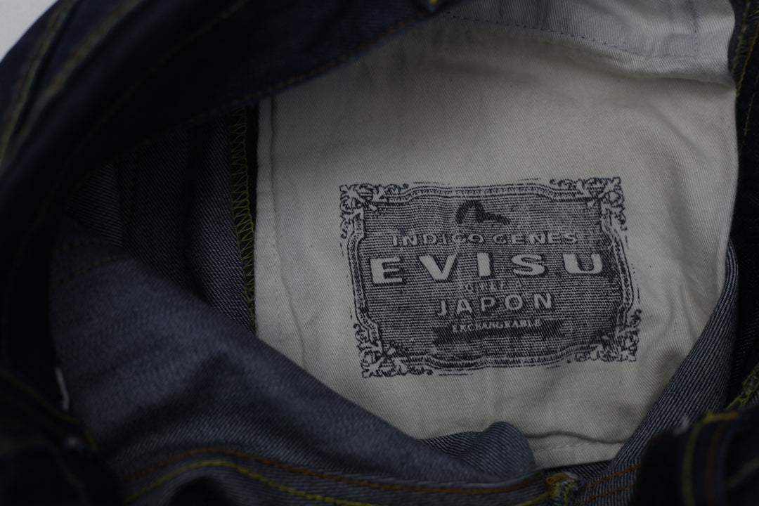 Y2K Evisu 100% Cotton Button Fly Jeans