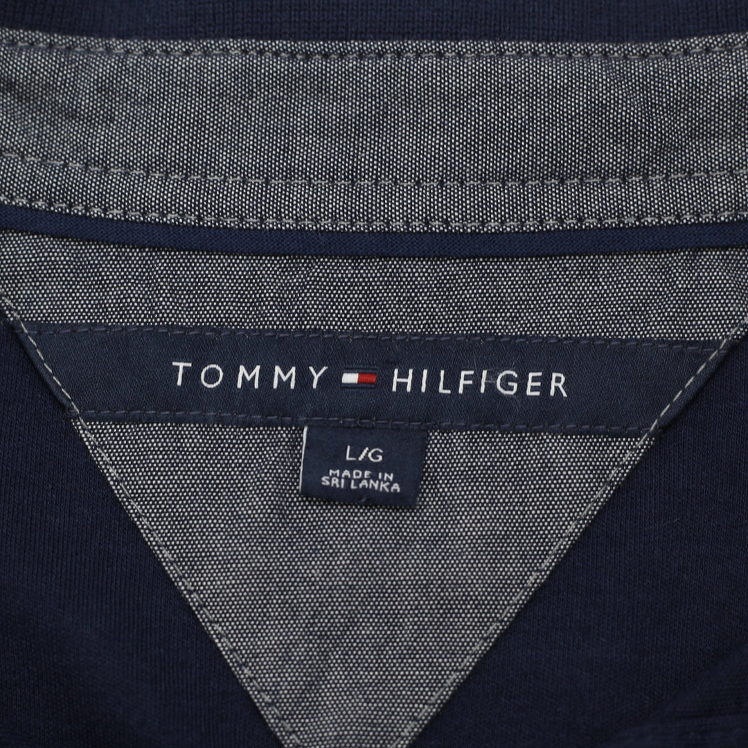 Mens Tommy Hilfiger Classic Fit Navy Polo T-Shirt Size L