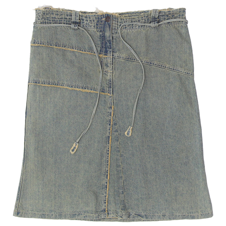 Y2K Ladies MNG Acid Washed Denim Skirt