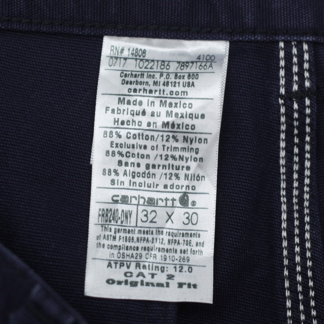 Mens Carhartt FR CAT 2 Original Fit Cargo Pants Navy - Fashion Rerun Vintage Migration_Pants
