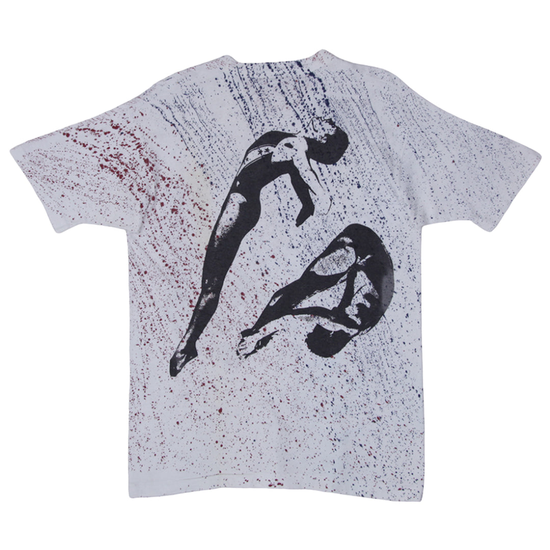 Vintage USA Gymnast AOP T-Shirt American Impact Single Stitch Made In USA - Fashion Rerun Vintage Migration_T-Shirt