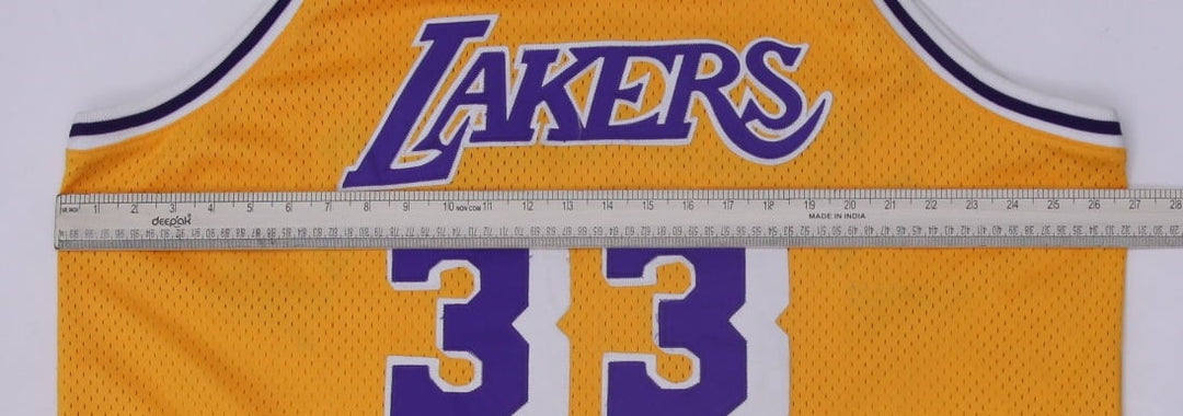 Vintage 1984-85 Mitchell & Ness Los Angeles Lakers Kareem Abdul-Jabbar #33 Basketball Jersey | Migration_Jers | Fashion Rerun