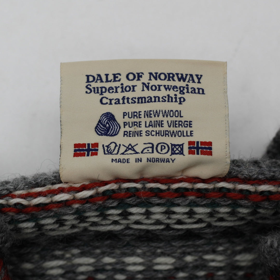 Vintage 1994 Dale of Norway Lillehammer Gray Wool Sweater