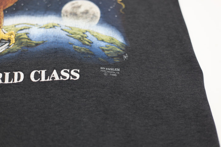 1990 Vintage 3D Emblem Harley Davidson Arbour Moto T-Shirt S.Stitch Made In USA L